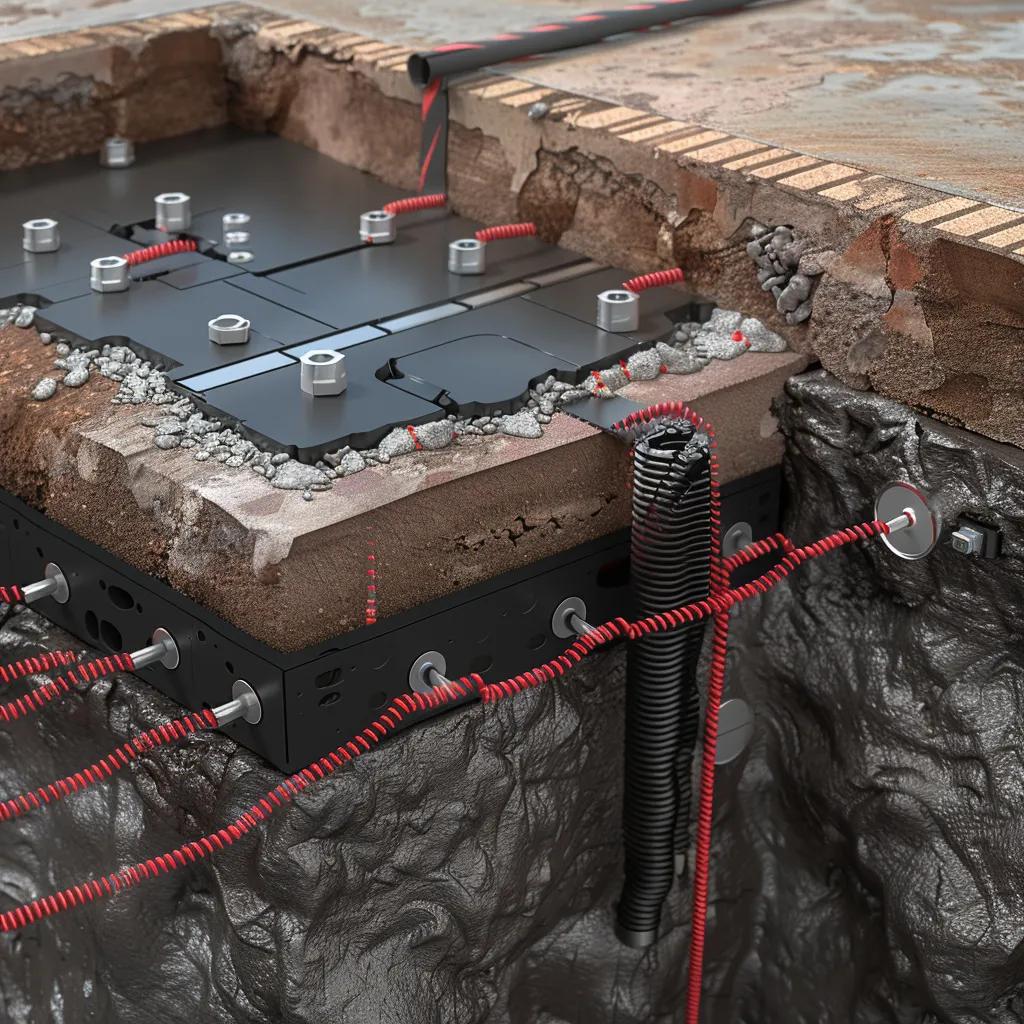 Various foundation repair methods including carbon fiber straps and epoxy injection